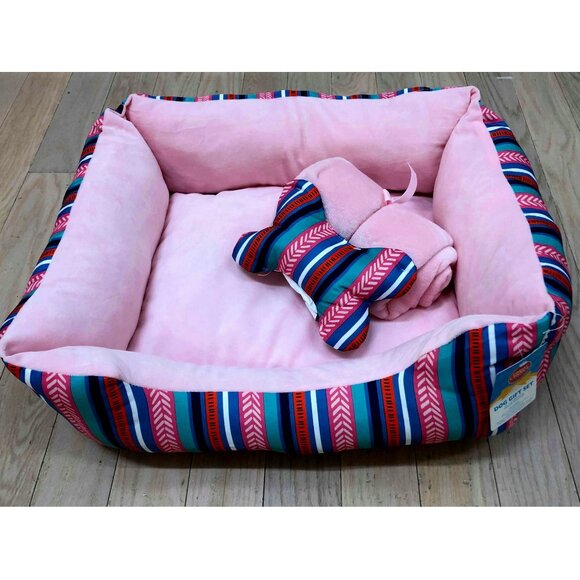 Grreat Choice Other - Pet Bed Set: Brand-new Bed, Fleece Blanket & Pillow/Toy